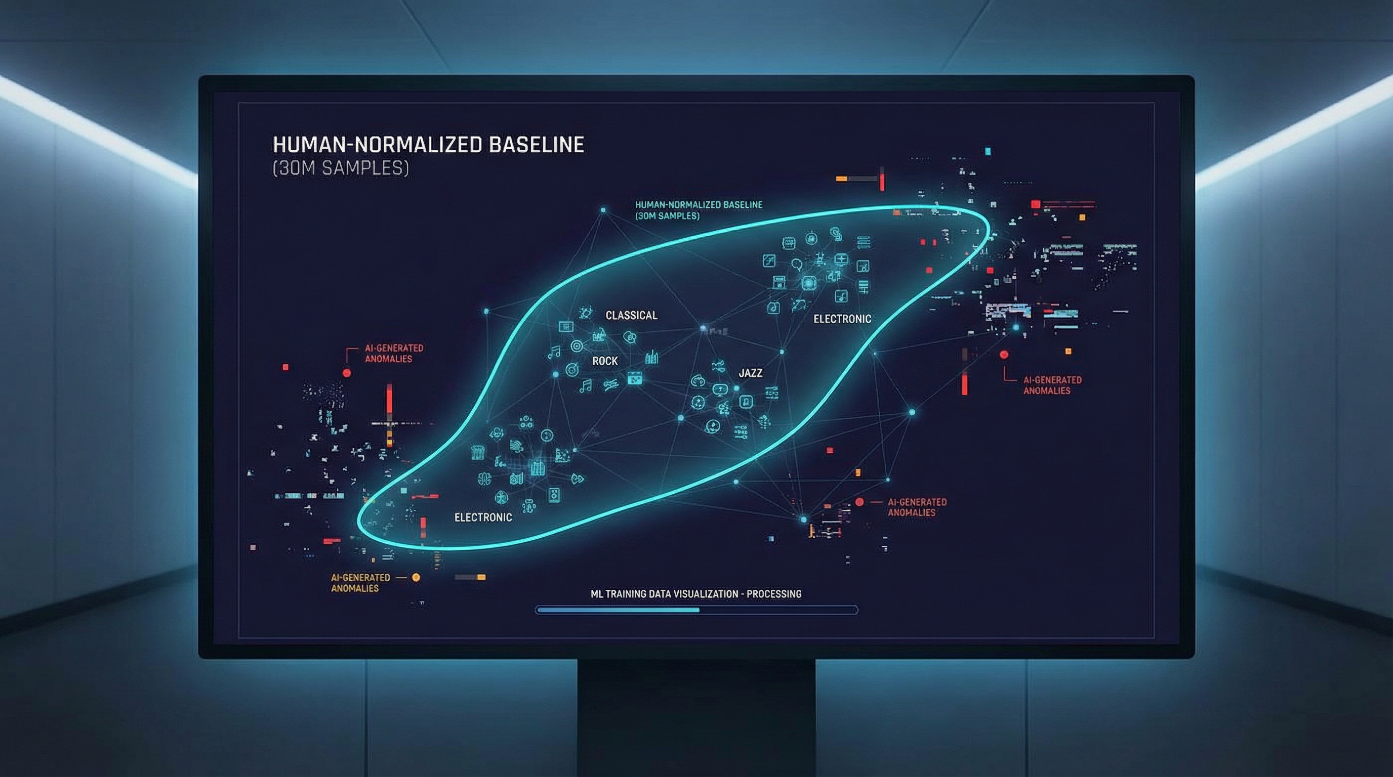 Human-normalized baseline with 30M+ samples